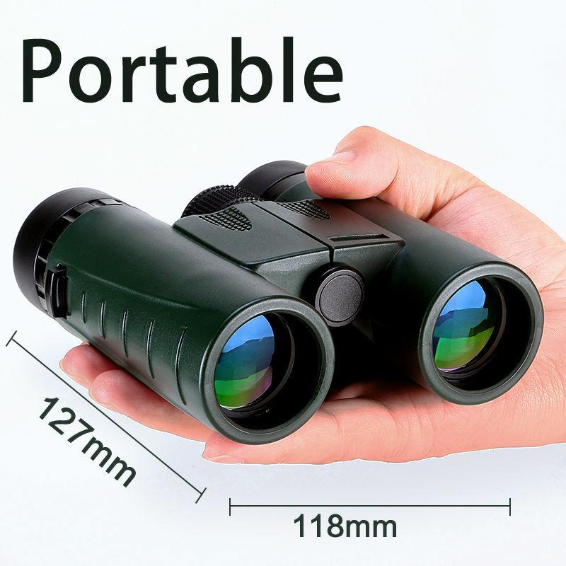 HD Compact Binoculars 8x32 Military Optics Hunting Vision Telescope