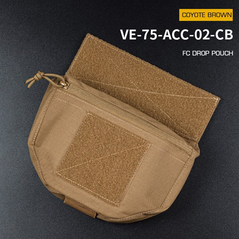 Tactical Hunting Vest Drop Pouch Airsoft Outdoor Sports Gear