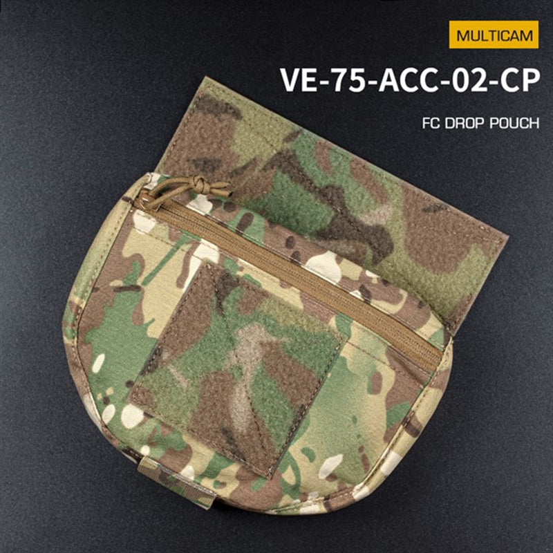 Tactical Hunting Vest Drop Pouch Airsoft Outdoor Sports Gear