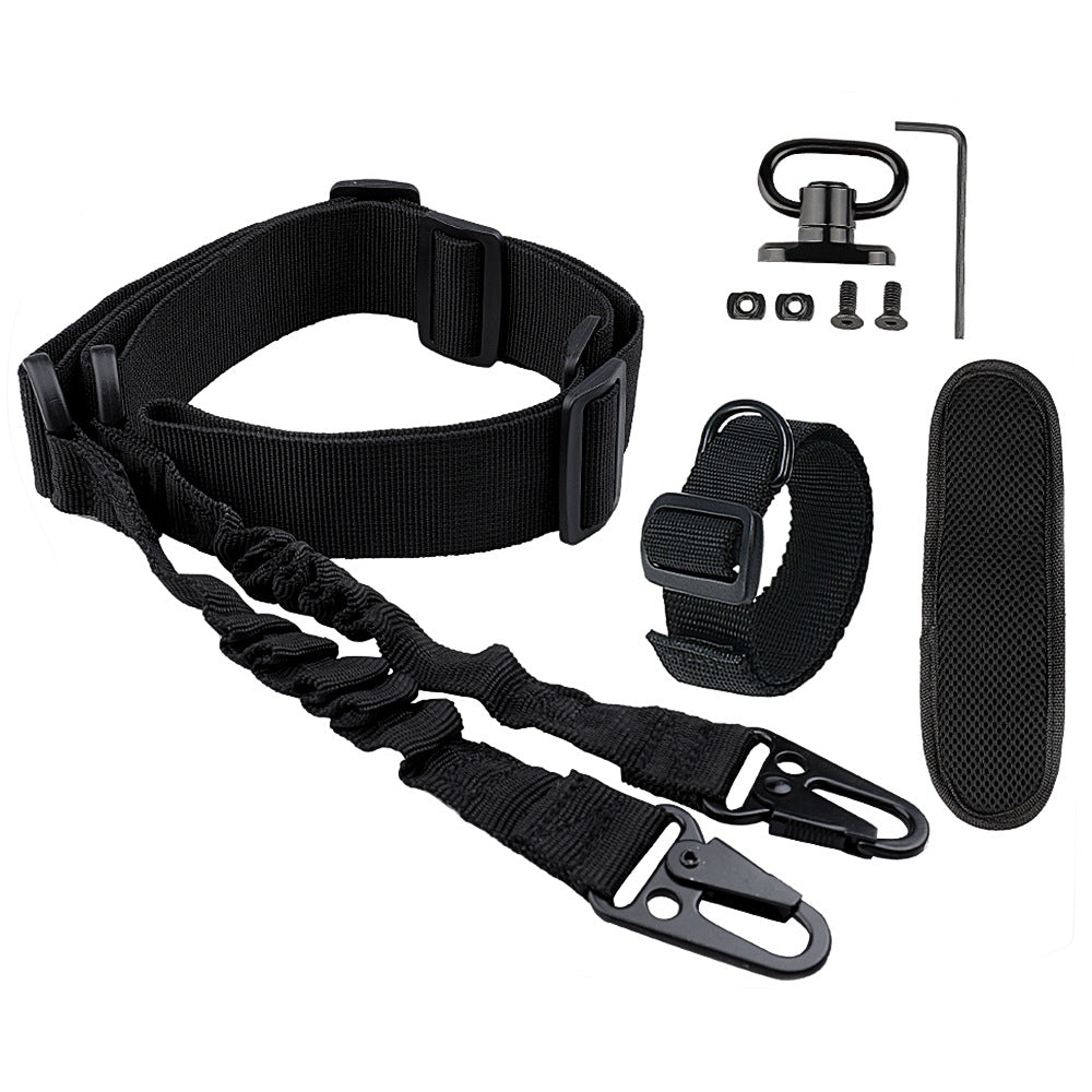 Double Point Nylon Tactical Strap Adjustable Cross Body Utility Rope