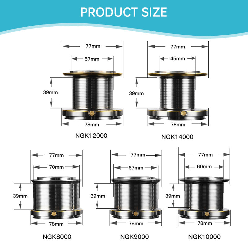 17+1BB Fishing Reel Aluminum Spool Long Casting Baitcasting Gear