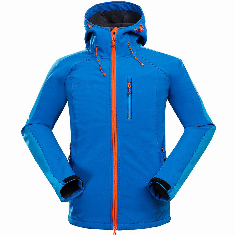 Mens Soft Shell Jacket Windproof Outdoor Mountaineering Sports Wear
