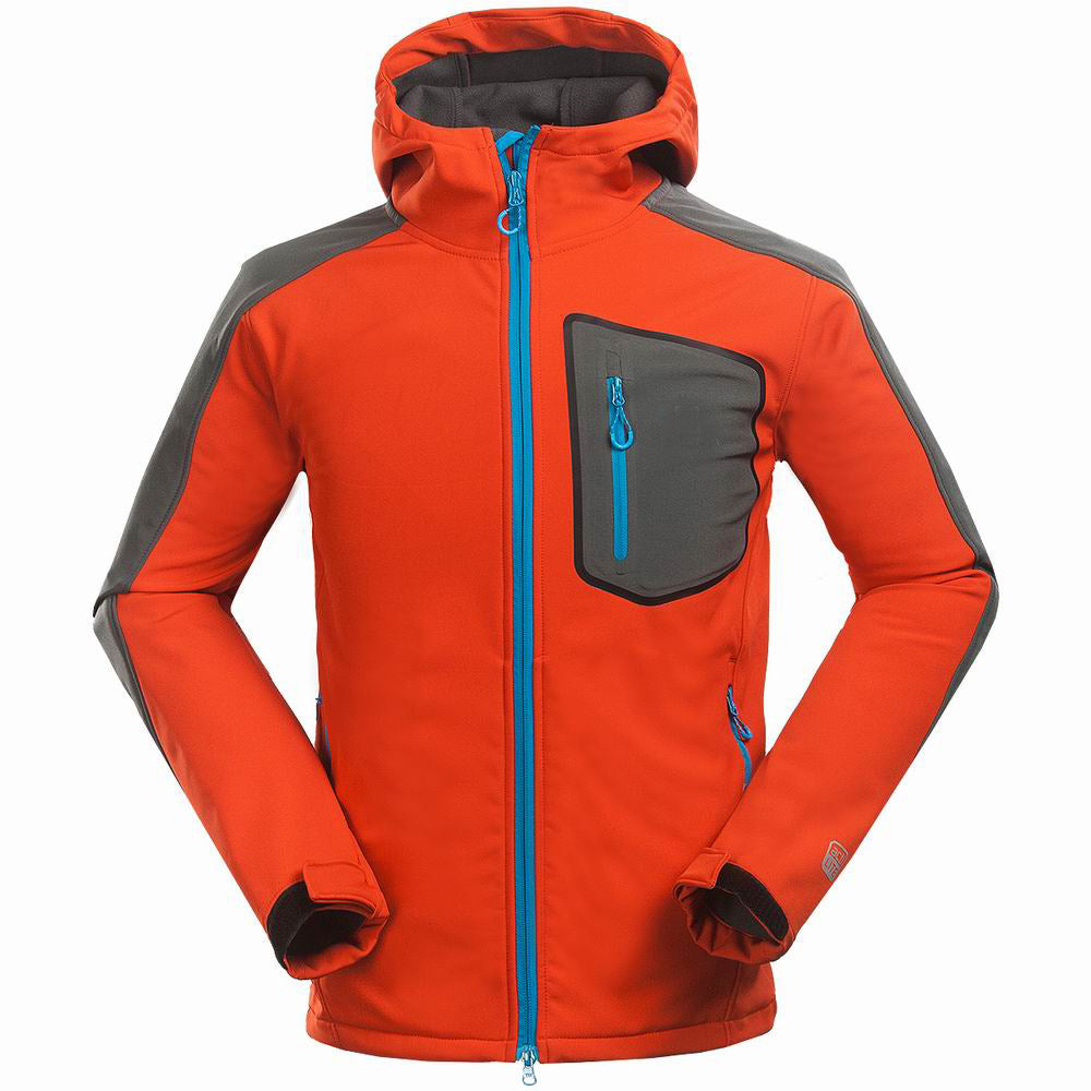 Men’s Outdoor Soft Shell Jacket Mountaineering Leisure Sports Wear