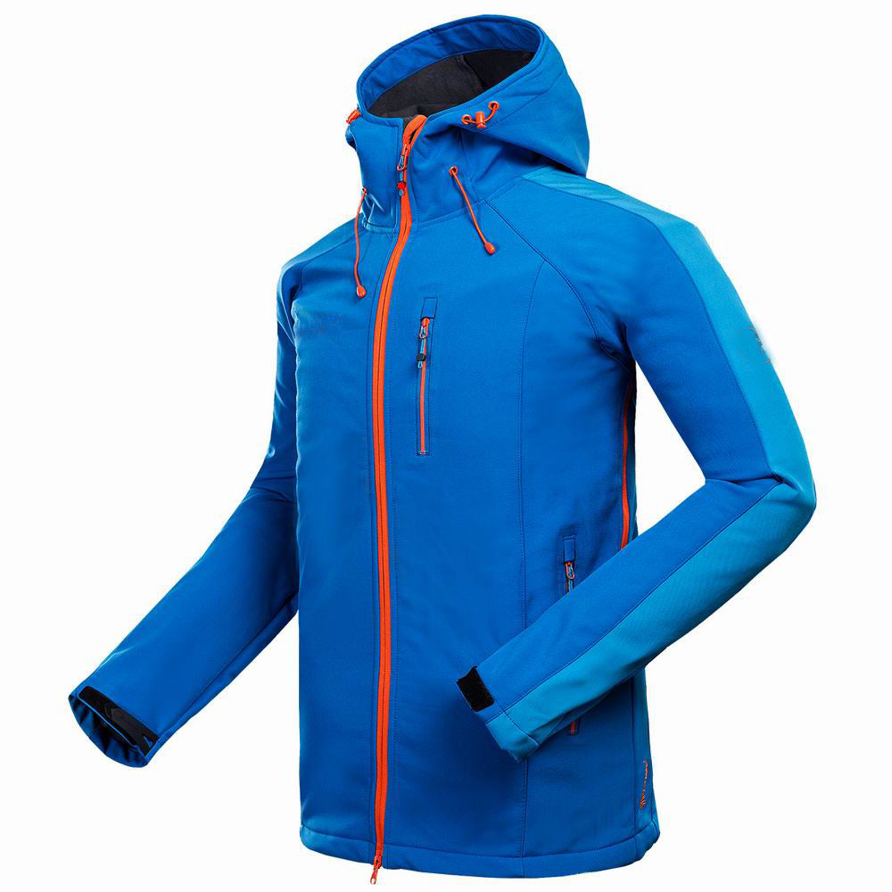 Mens Soft Shell Jacket Windproof Outdoor Mountaineering Sports Wear