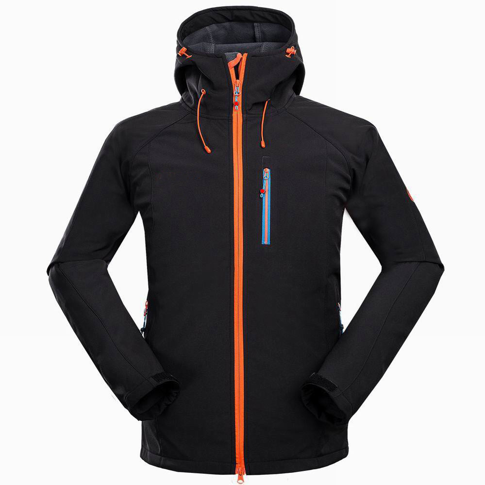 Mens Soft Shell Jacket Windproof Outdoor Mountaineering Sports Wear