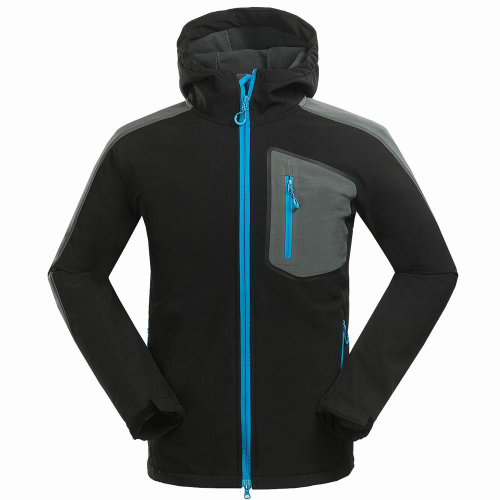 Men’s Outdoor Soft Shell Jacket Mountaineering Leisure Sports Wear
