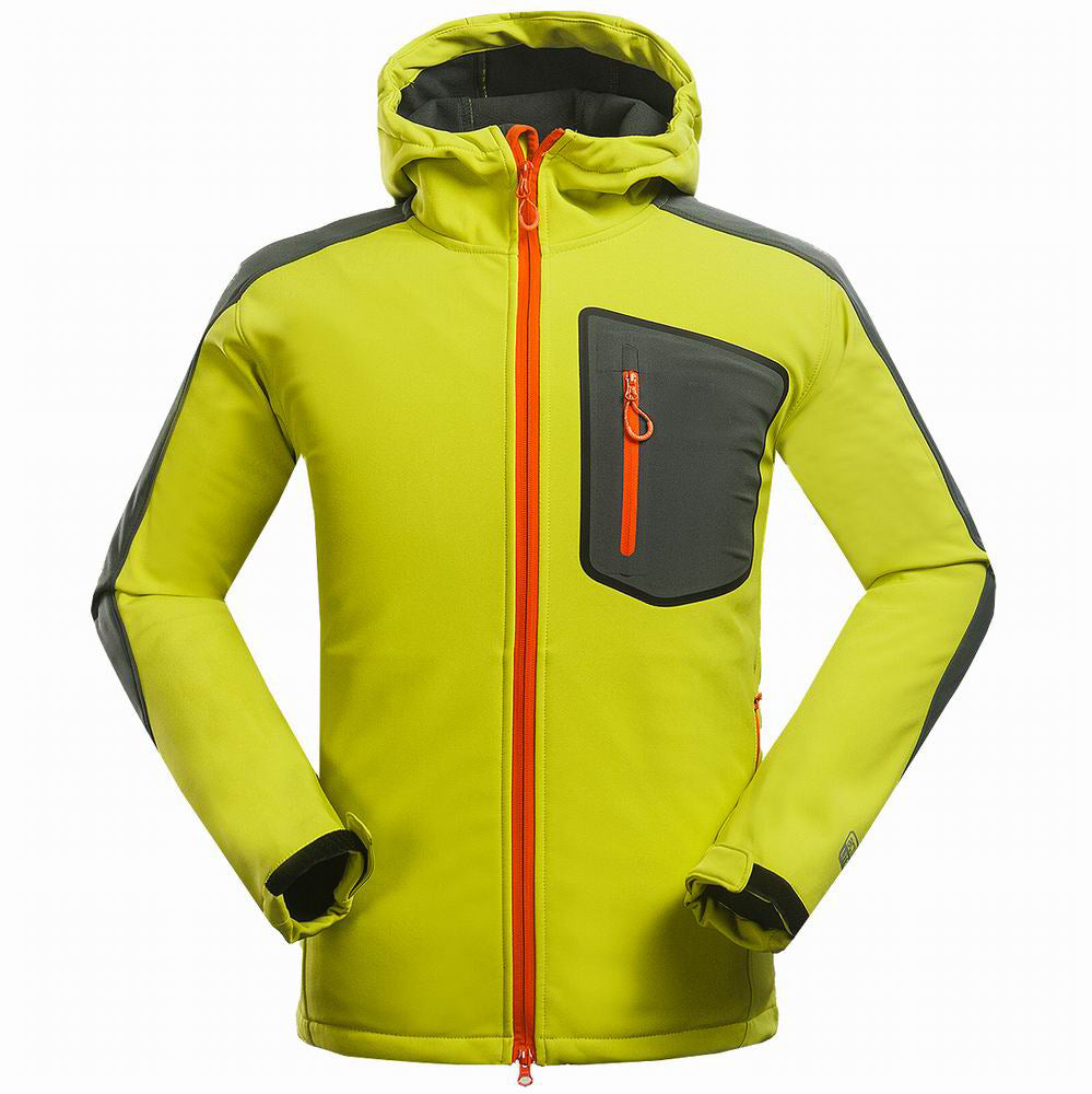 Men’s Outdoor Soft Shell Jacket Mountaineering Leisure Sports Wear