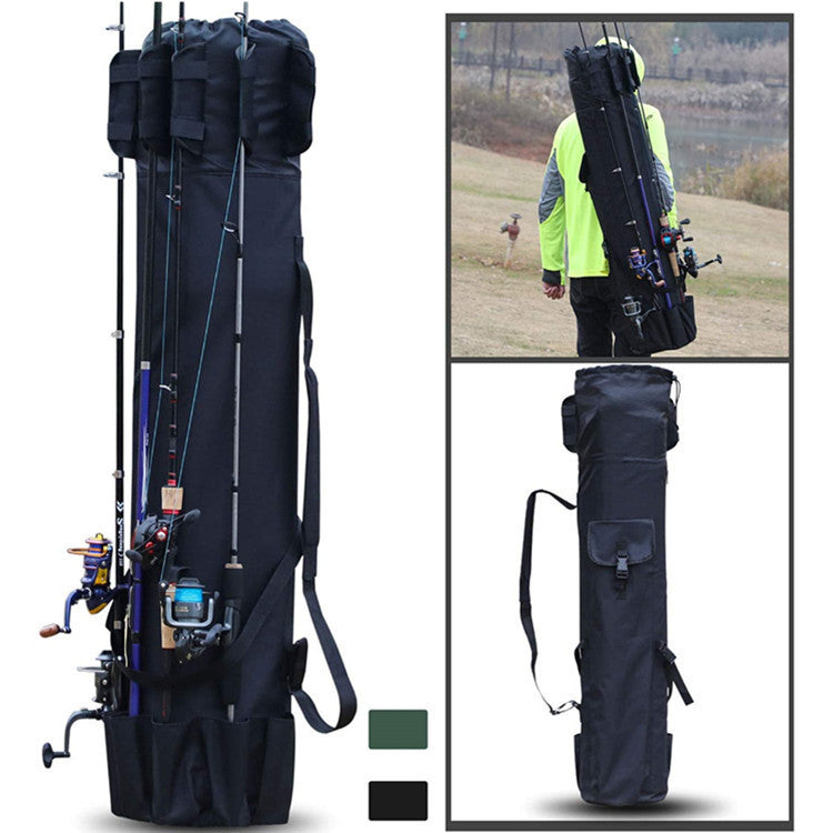 Cylinder Fishing Rod Bag Multifunctional Outdoor Storage Gear Case