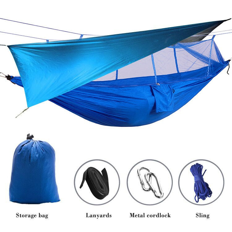Multifunctional Triangular Canopy Waterproof Sunshade Outdoor Camping Tent