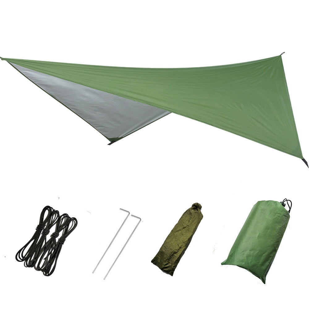 Multifunctional Triangular Canopy Waterproof Sunshade Outdoor Camping Tent