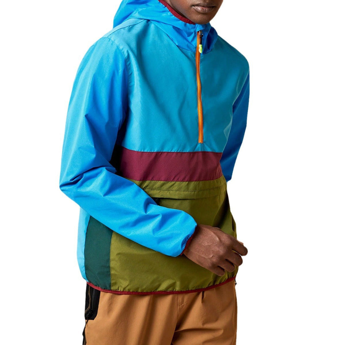 Mens Casual Waterproof Windproof Jacket Outdoor Mountaineering Loose Fit