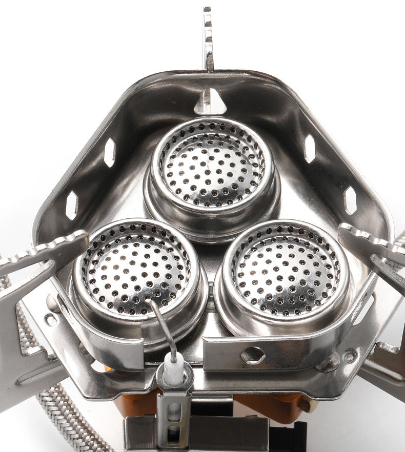 Portable Camping Gas Stove Lightweight Outdoor Hiking Cooking Gear