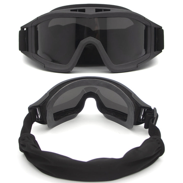 Military Tactical Goggles UV400 Windproof Outdoor Sports Protective Eyewear