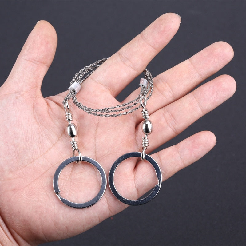 Portable Hand Chain Saw Survival Wire Emergency Outdoor Camping