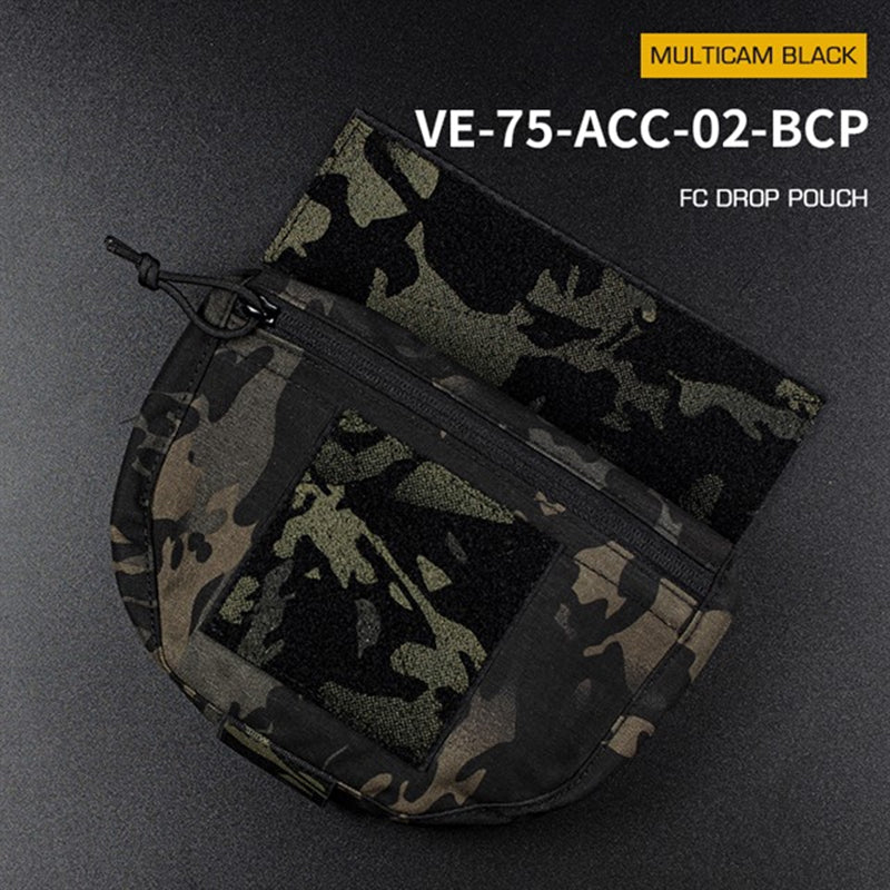 Tactical Hunting Vest Drop Pouch Airsoft Outdoor Sports Gear