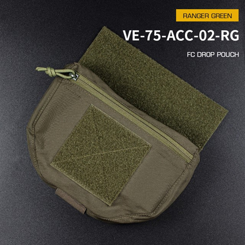 Tactical Hunting Vest Drop Pouch Airsoft Outdoor Sports Gear