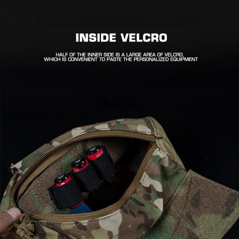 Tactical Hunting Vest Drop Pouch Airsoft Outdoor Sports Gear