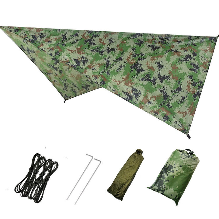 Multifunctional Triangular Canopy Waterproof Sunshade Outdoor Camping Tent