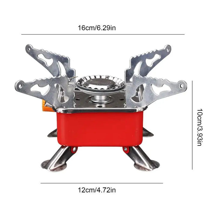 Foldable Windproof Camping Burner Portable Gas Stove Outdoor Cooking