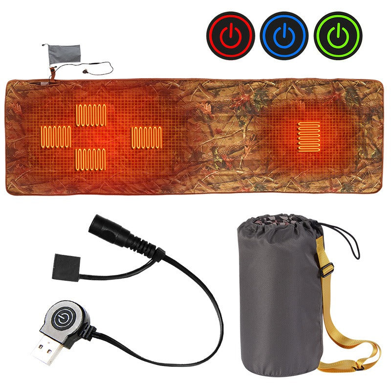 Smart Heated Sleeping Pad Portable Camping Thermal Outdoor Mattress