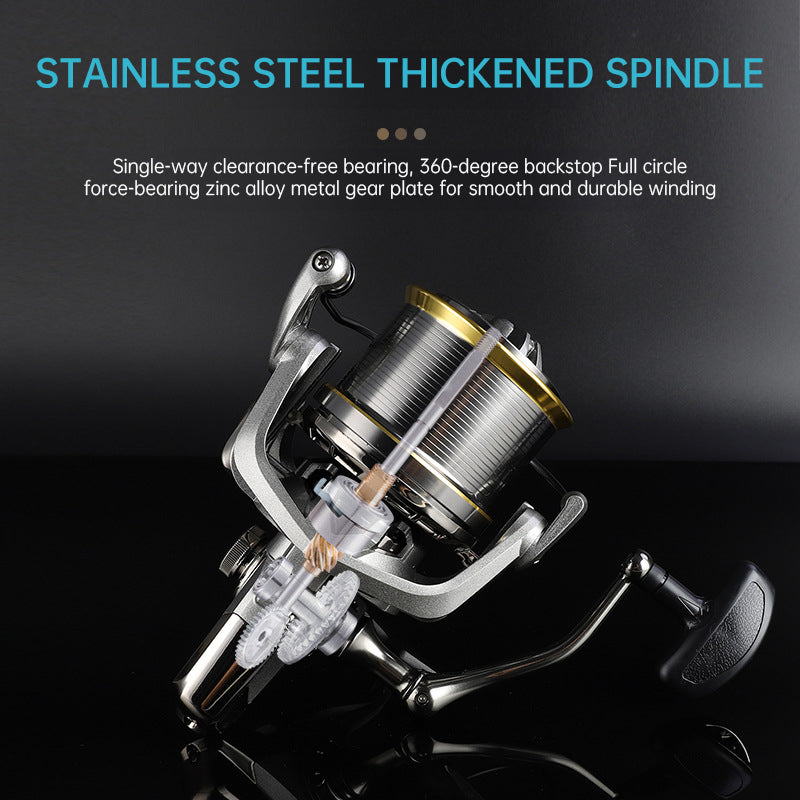 17+1BB Fishing Reel Aluminum Spool Long Casting Baitcasting Gear