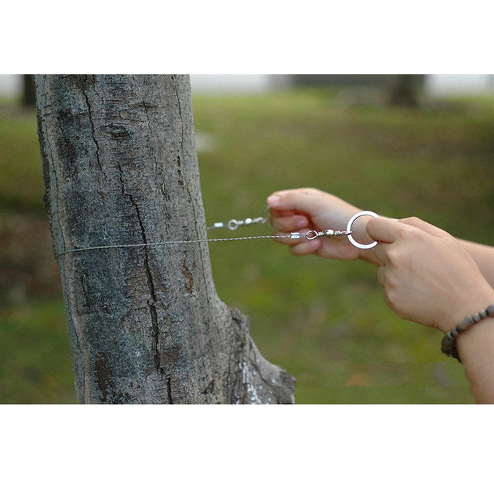 Portable Hand Chain Saw Survival Wire Emergency Outdoor Camping