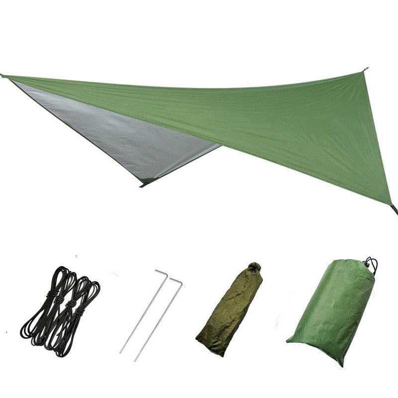 Multifunctional Triangular Canopy Waterproof Sunshade Outdoor Camping Tent