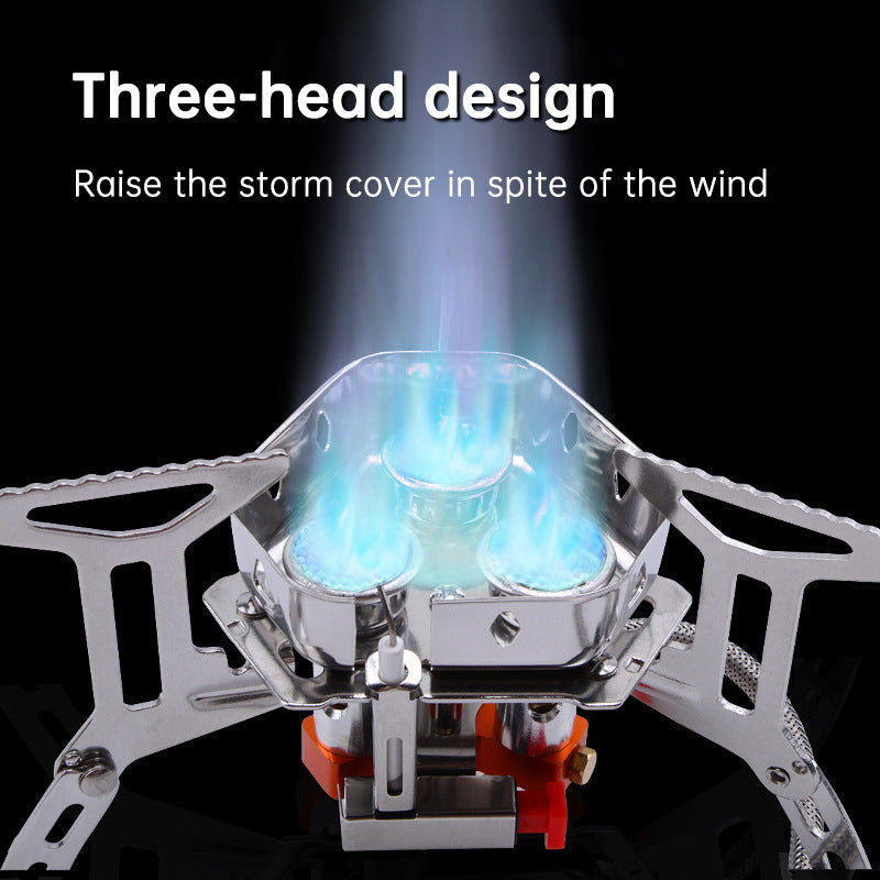 Portable Camping Gas Stove Lightweight Outdoor Hiking Cooking Gear