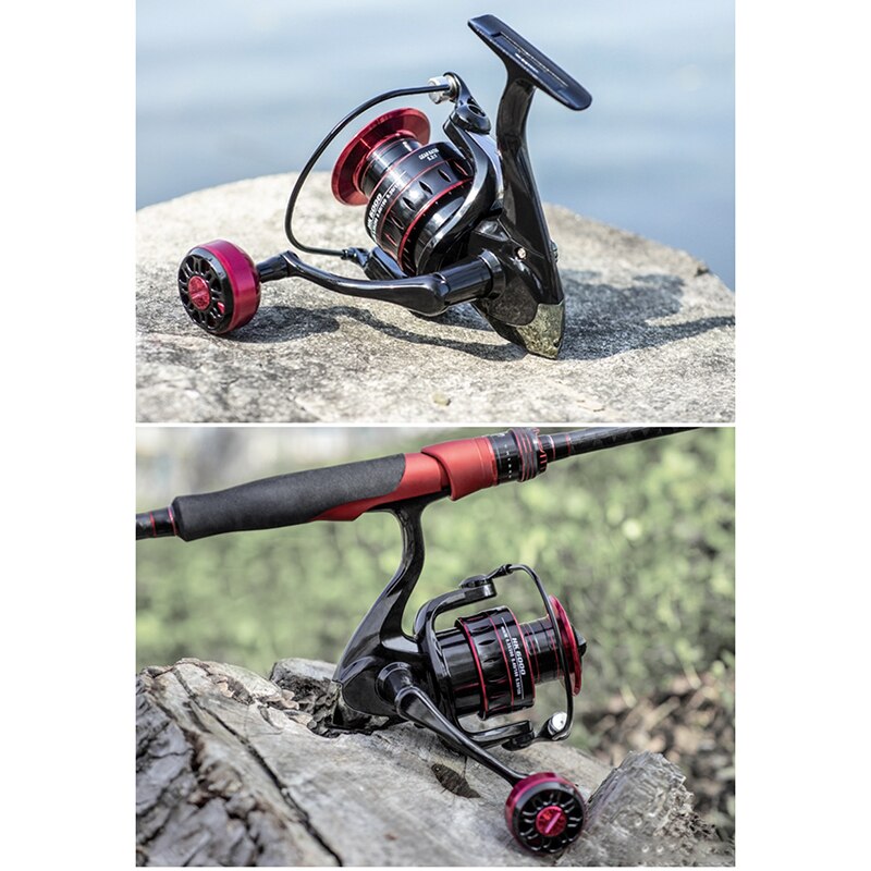Spinning Fishing Reel 1000-7000 Metal Spool 8kg Drag Power