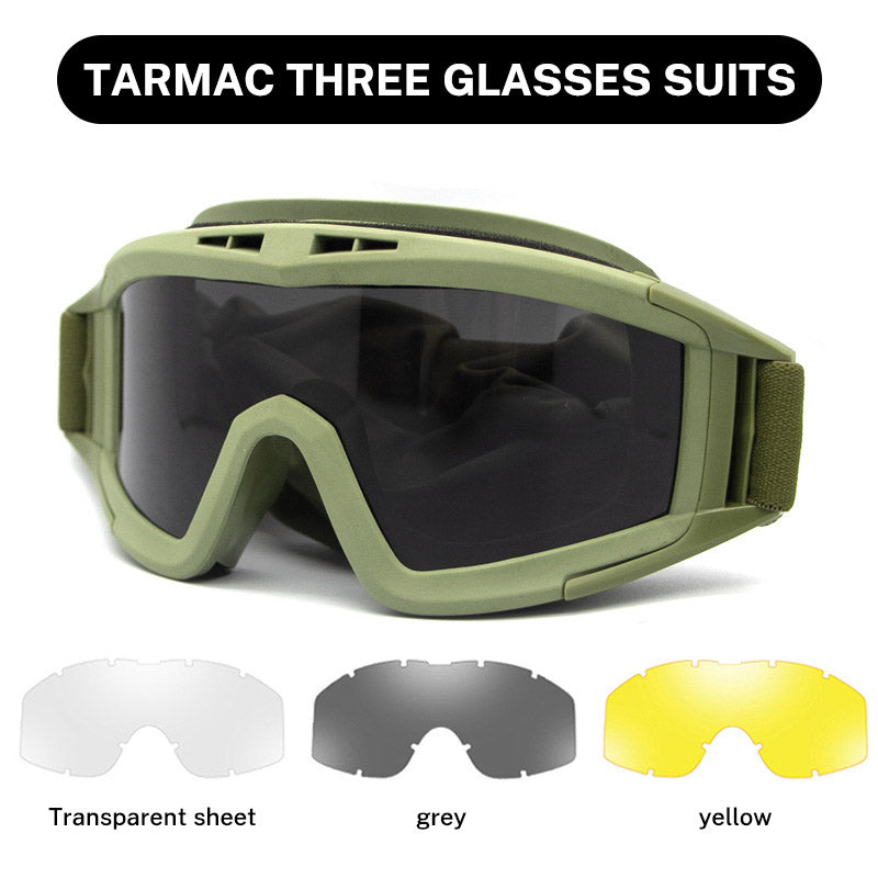 Military Tactical Goggles UV400 Windproof Outdoor Sports Protective Eyewear
