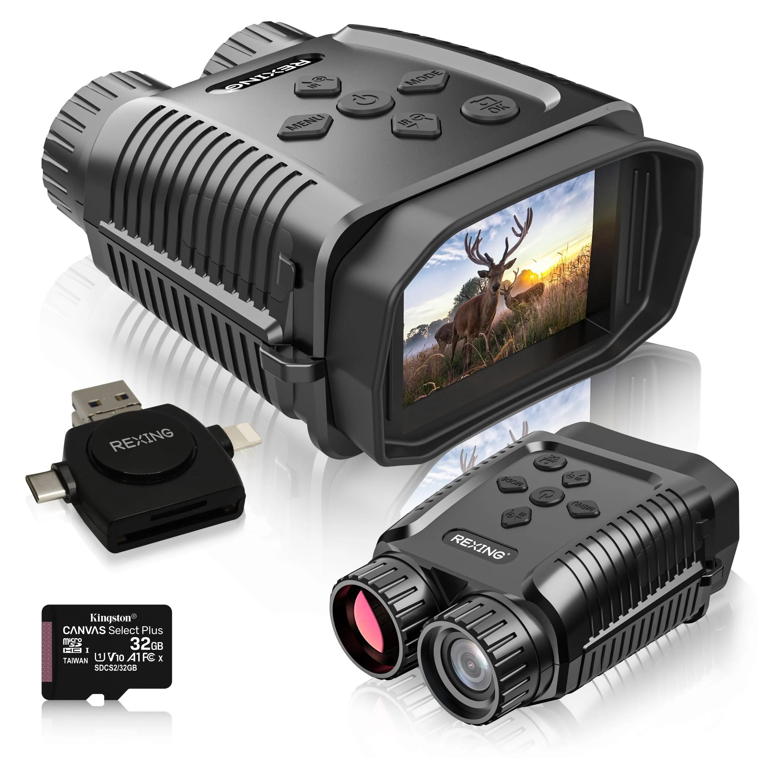 B1 Mini 1080p Night Vision Digital Binoculars Infrared Camera