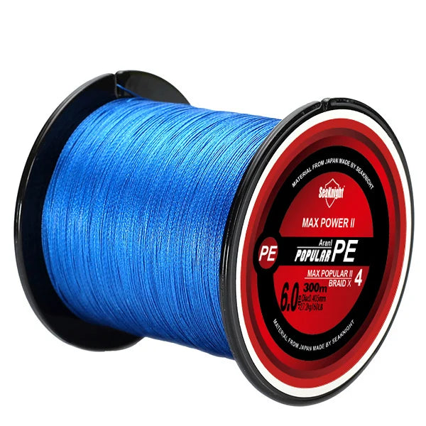 TriPoseidon Braided Fishing Line 300M Multi Strength PE