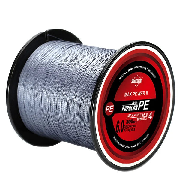 TriPoseidon Braided Fishing Line 300M Multi Strength PE