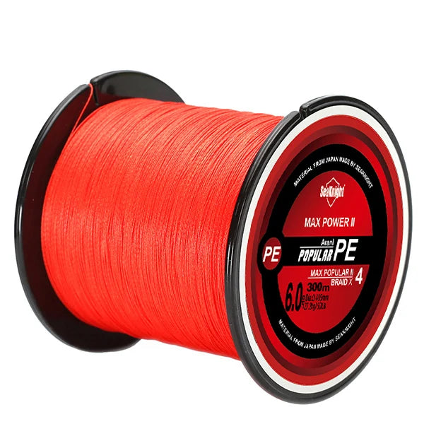 TriPoseidon Braided Fishing Line 300M Multi Strength PE