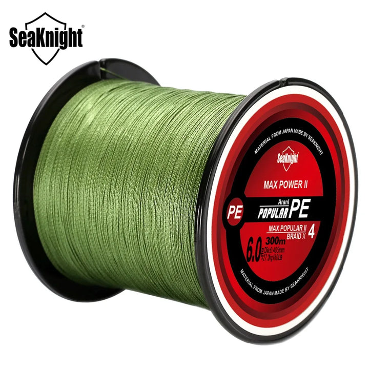 TriPoseidon Braided Fishing Line 300M Multi Strength PE