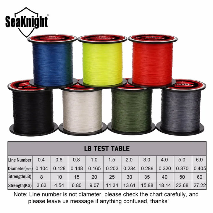 TriPoseidon Braided Fishing Line 300M Multi Strength PE