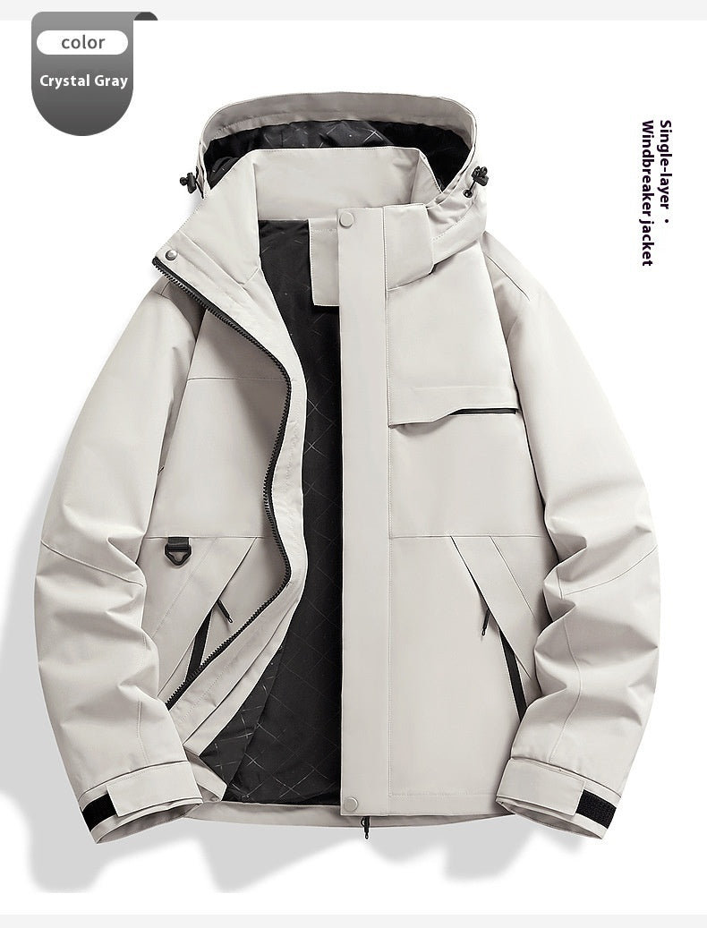 Spring Autumn Shell Jacket Waterproof Windproof Outdoor Cycling Wear