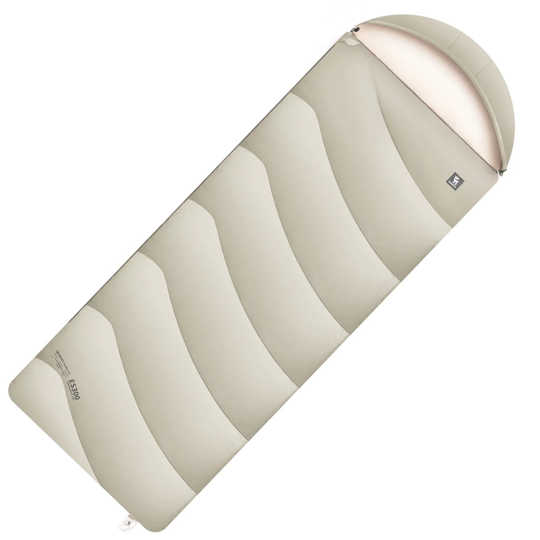 Cotton Envelope Sleeping Bag Portable Camping Backpacking with Sack