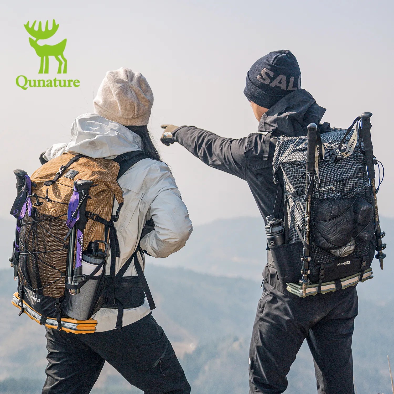 30 35L Hiking Backpack Lightweight Waterproof Outdoor Daypack Travel