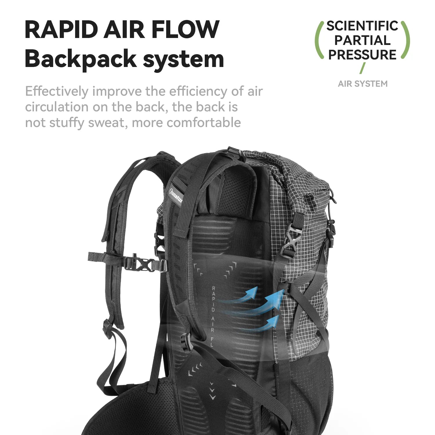 30 35L Hiking Backpack Lightweight Waterproof Outdoor Daypack Travel