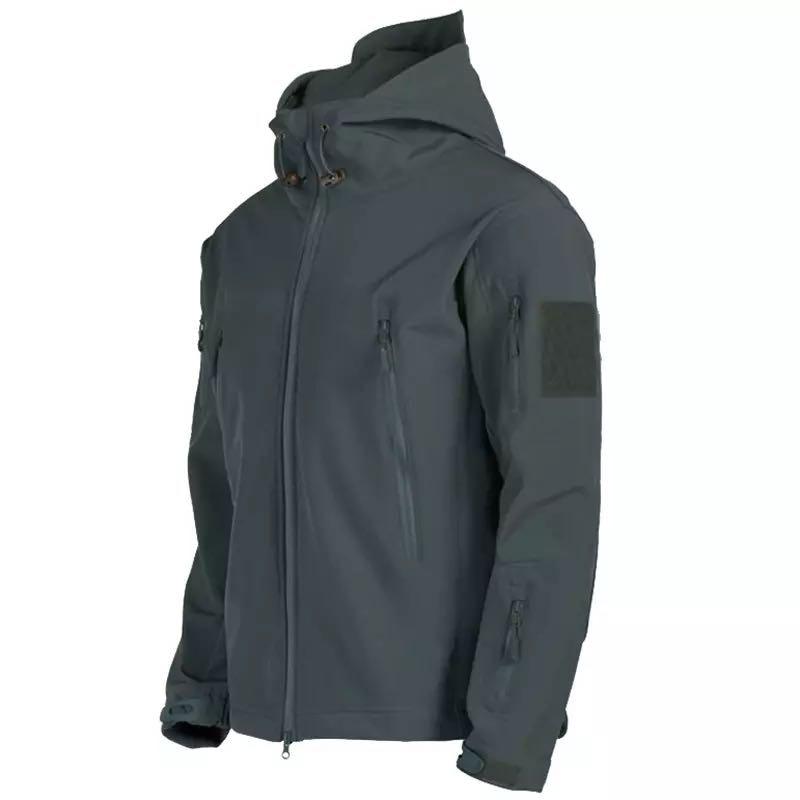 Mens Camouflage Jacket Waterproof Windproof Tactical Hooded Winter Coat