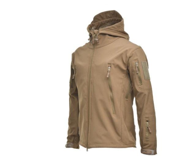 Mens Camouflage Jacket Waterproof Windproof Tactical Hooded Winter Coat