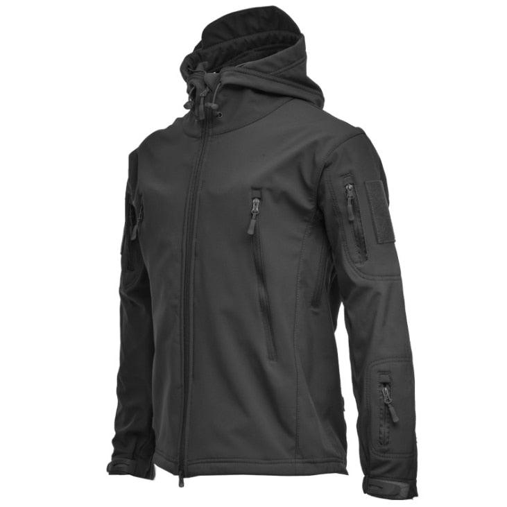 Mens Camouflage Jacket Waterproof Windproof Tactical Hooded Winter Coat